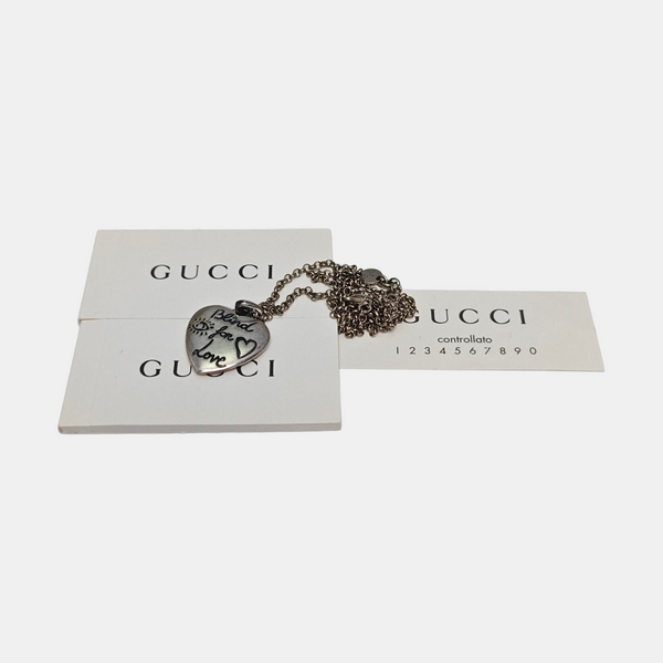 Blind For Love 925 Sterling Silver Necklace