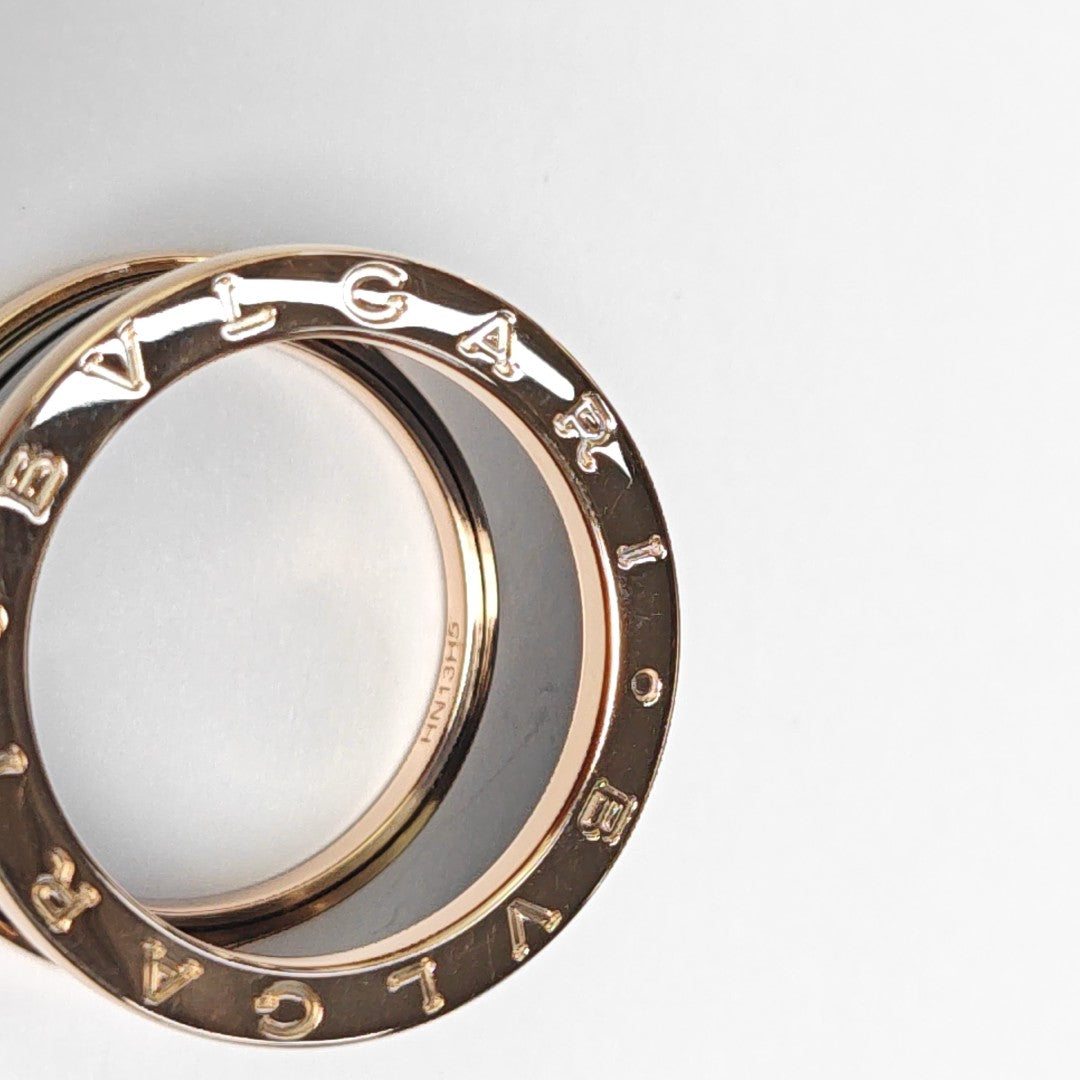 B.ZERO1 18k Rose Gold Ring EU 57