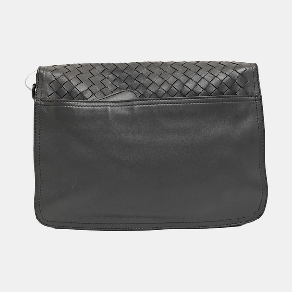 Calfskin Shoulder Bag Gray
