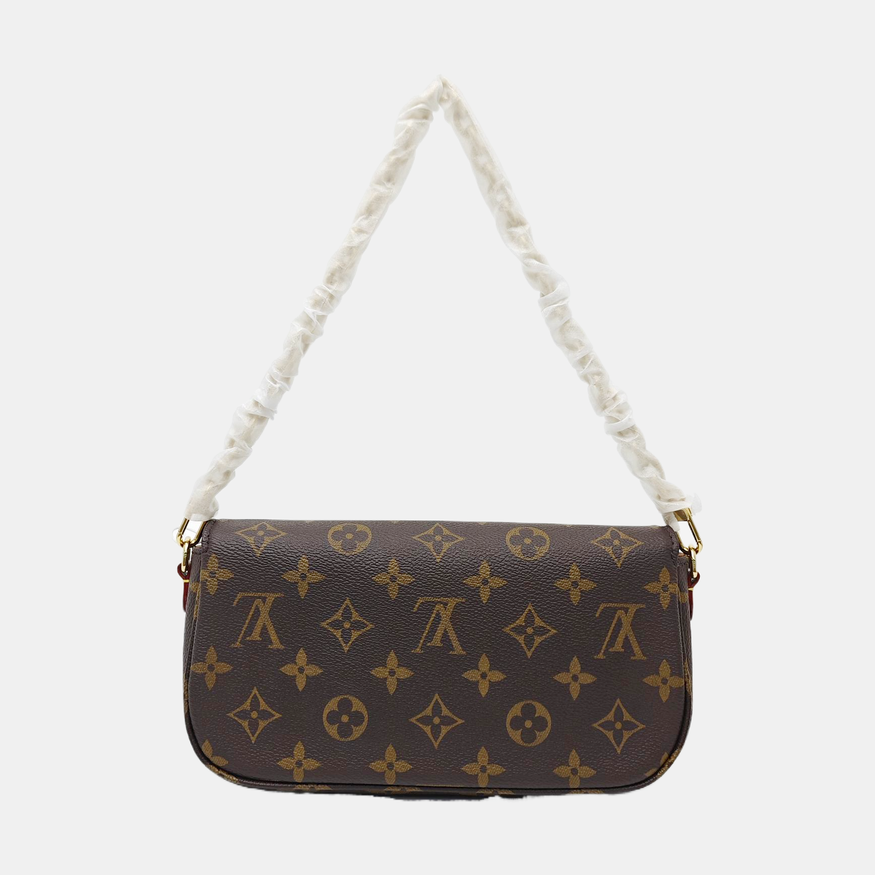 IVY Monogram Coated Canvas Brown