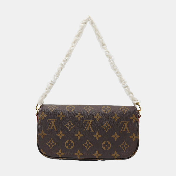 IVY Monogram Coated Canvas Brown