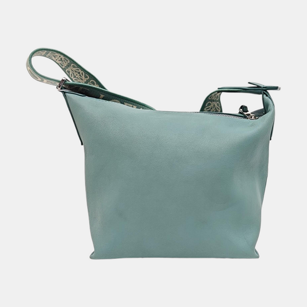Calfskin Shoulder Bag Blue