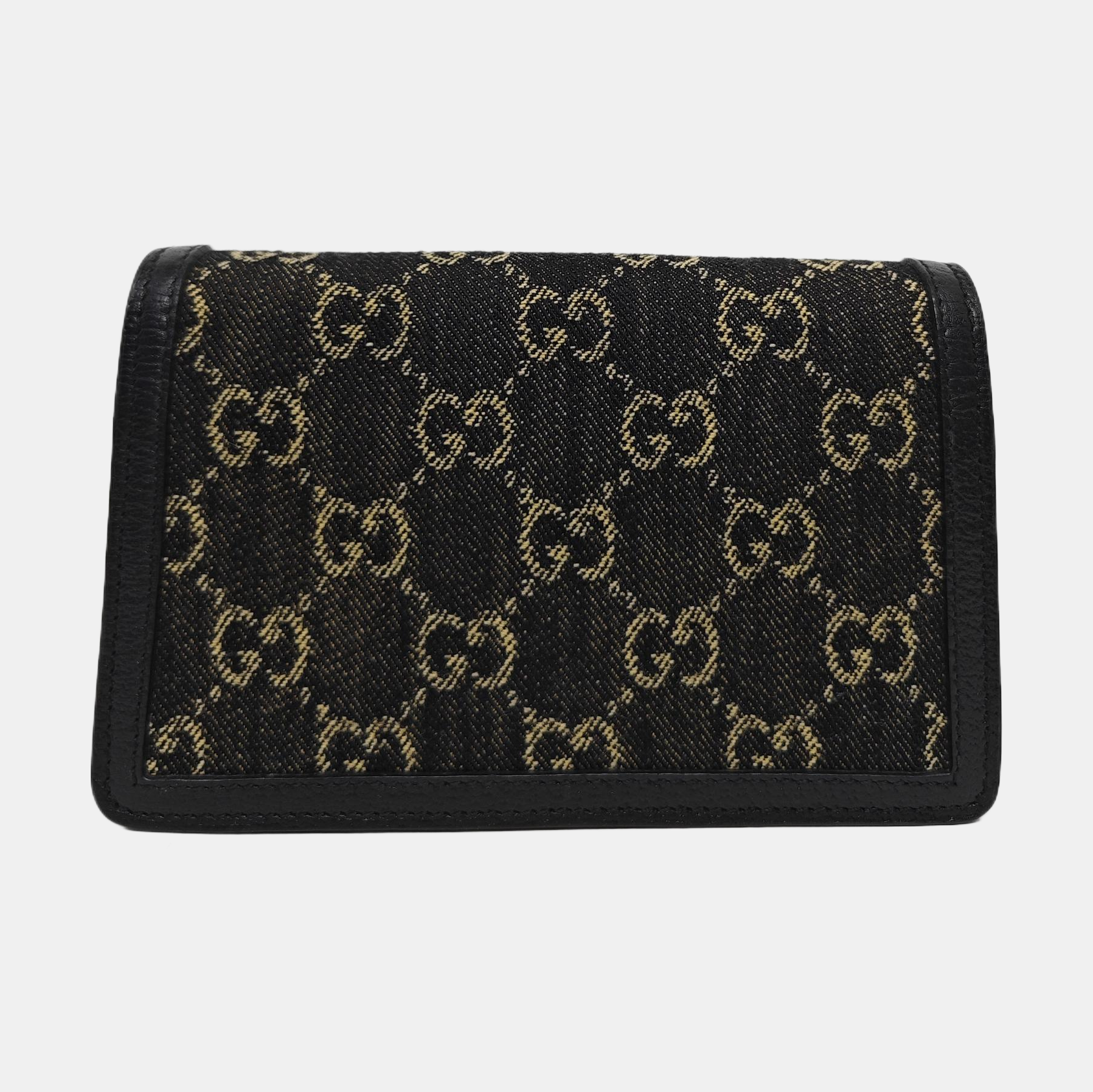 Dionysus Super Mini Monogram Denim Black