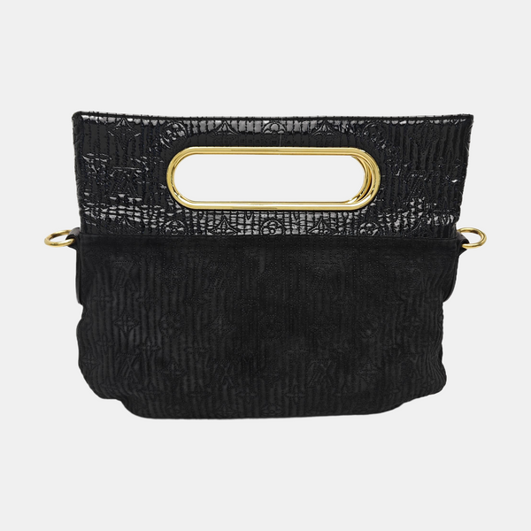 MOTARD Quilted Suede Black