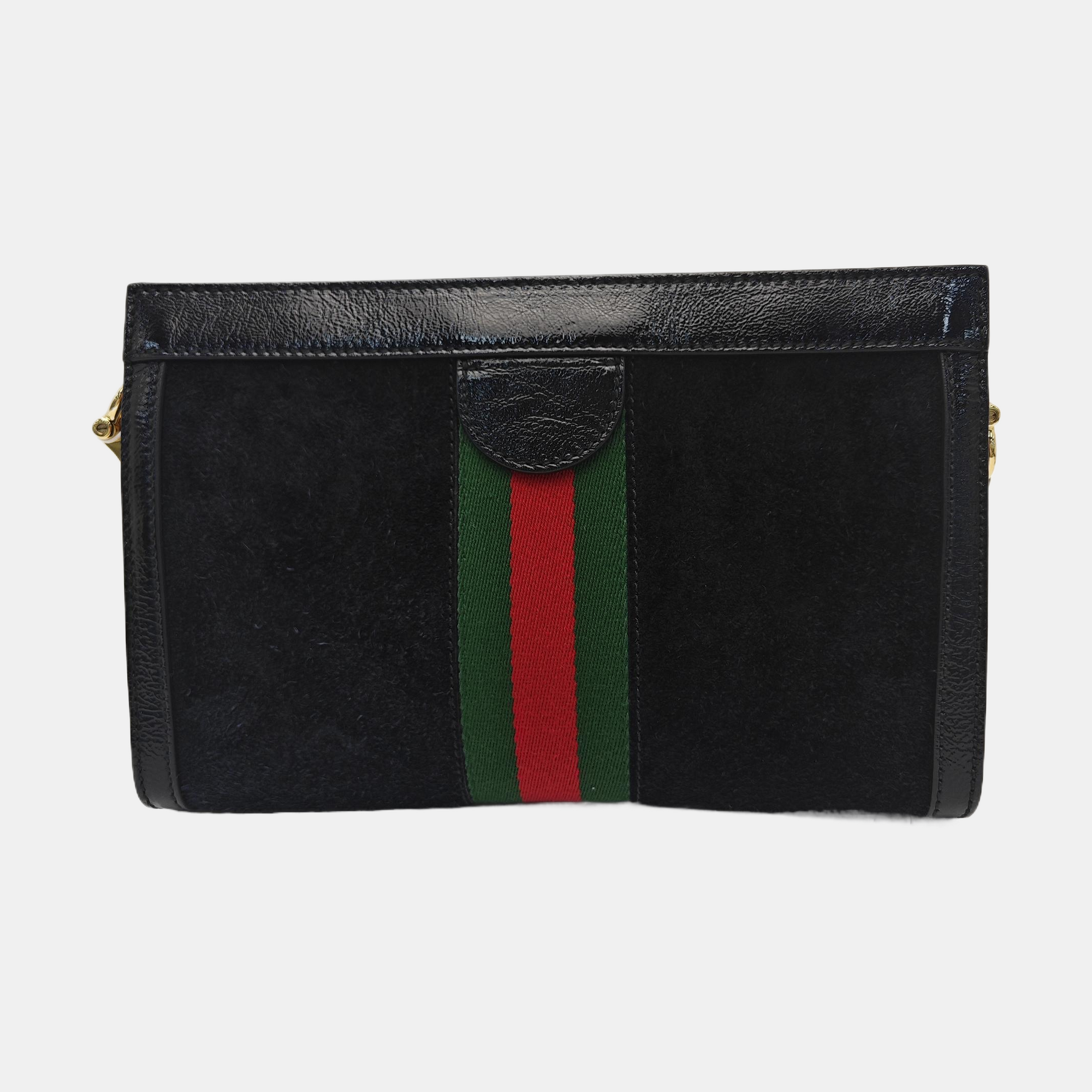 Ophidia Small Suede Black