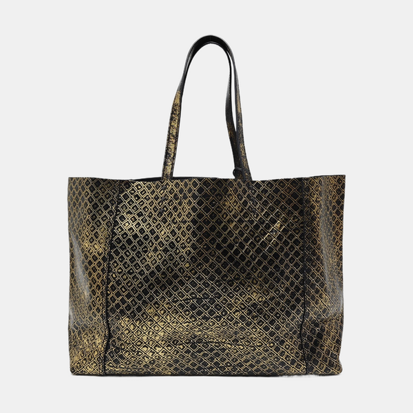 Calfskin Tote Bag Gold