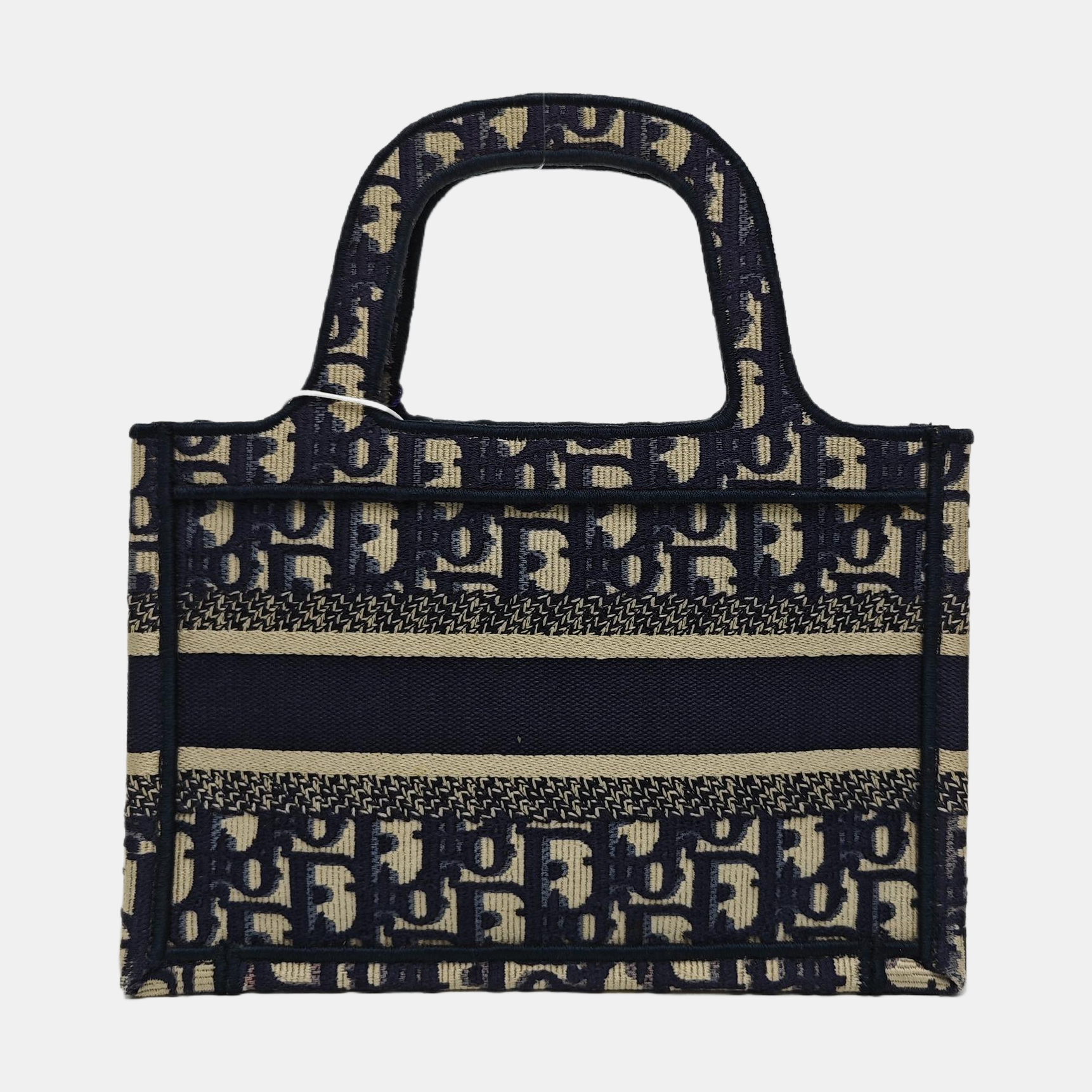 Book Tote Mini Canvas Blue