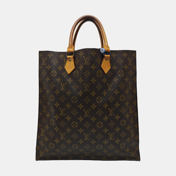 SAC PLAT GM Monogram Coated Canvas Brown