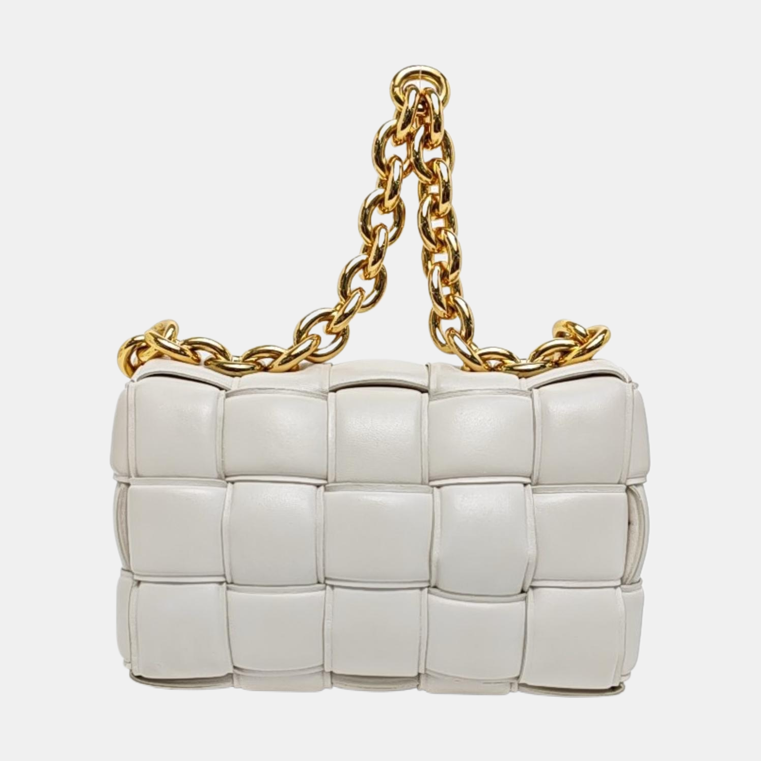 Cassette Medium Lambskin White