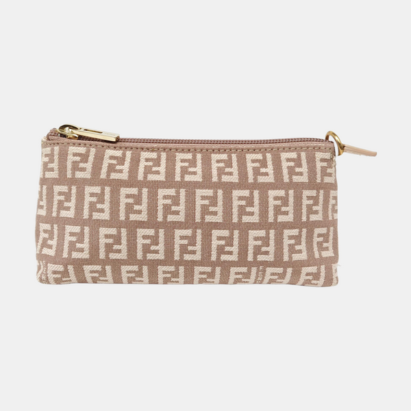 Fabric Top Handle Bag Beige