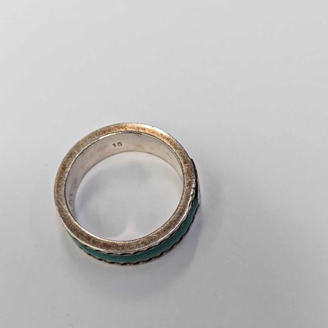 Interlocking G 925 Sterling Silver Ring EU 54