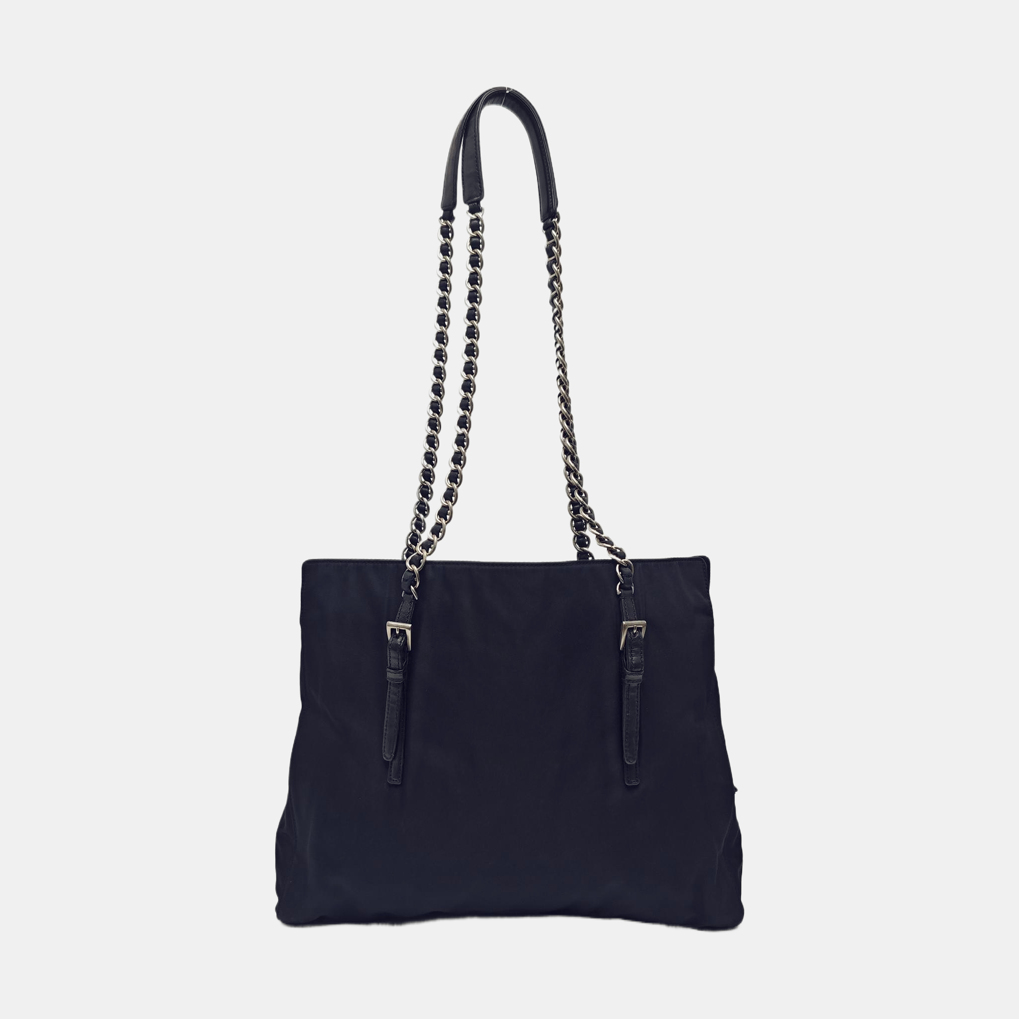 Nylon Tote Bag Blue