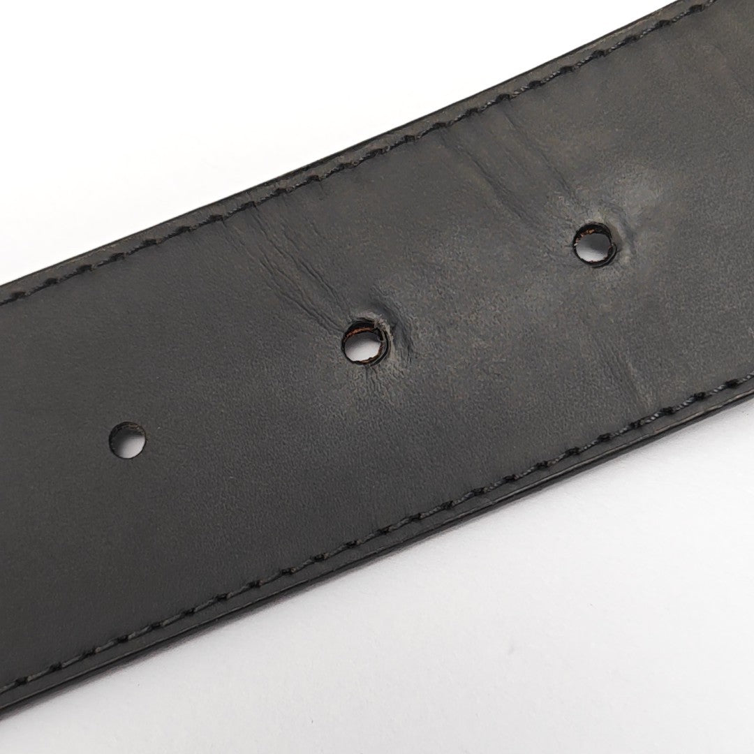 Coated Canvas Belt Black
