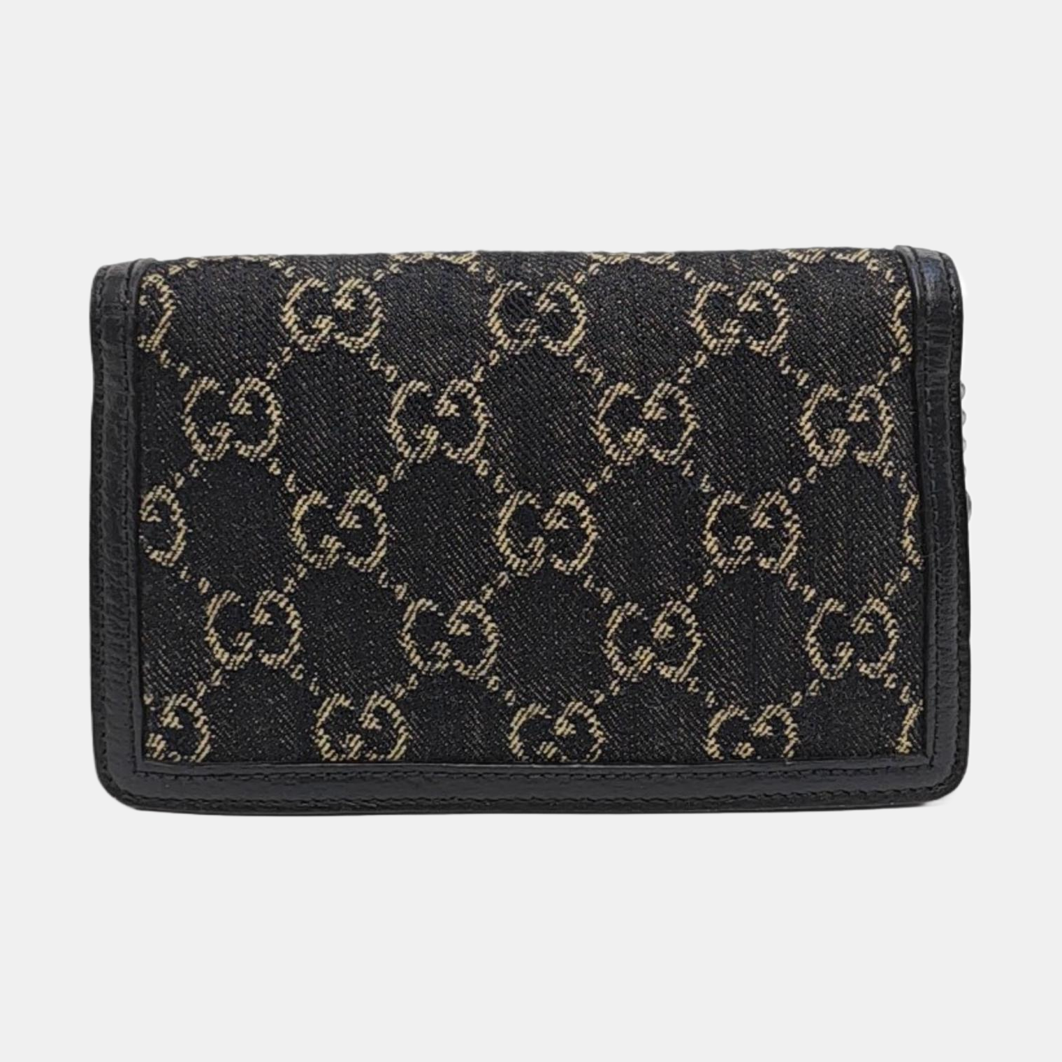Authenticated pre-owned  Dionysus Super Mini Monogram Denim Black - Shoulder Bag at Looply