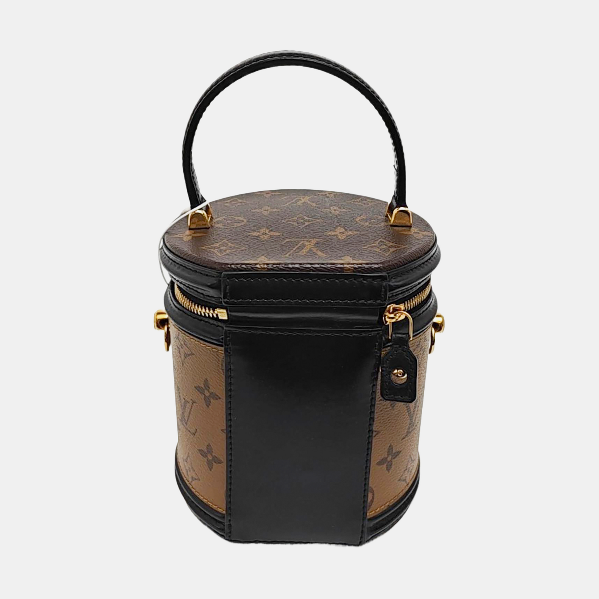 CANNES PM Monogram Coated Canvas Brown