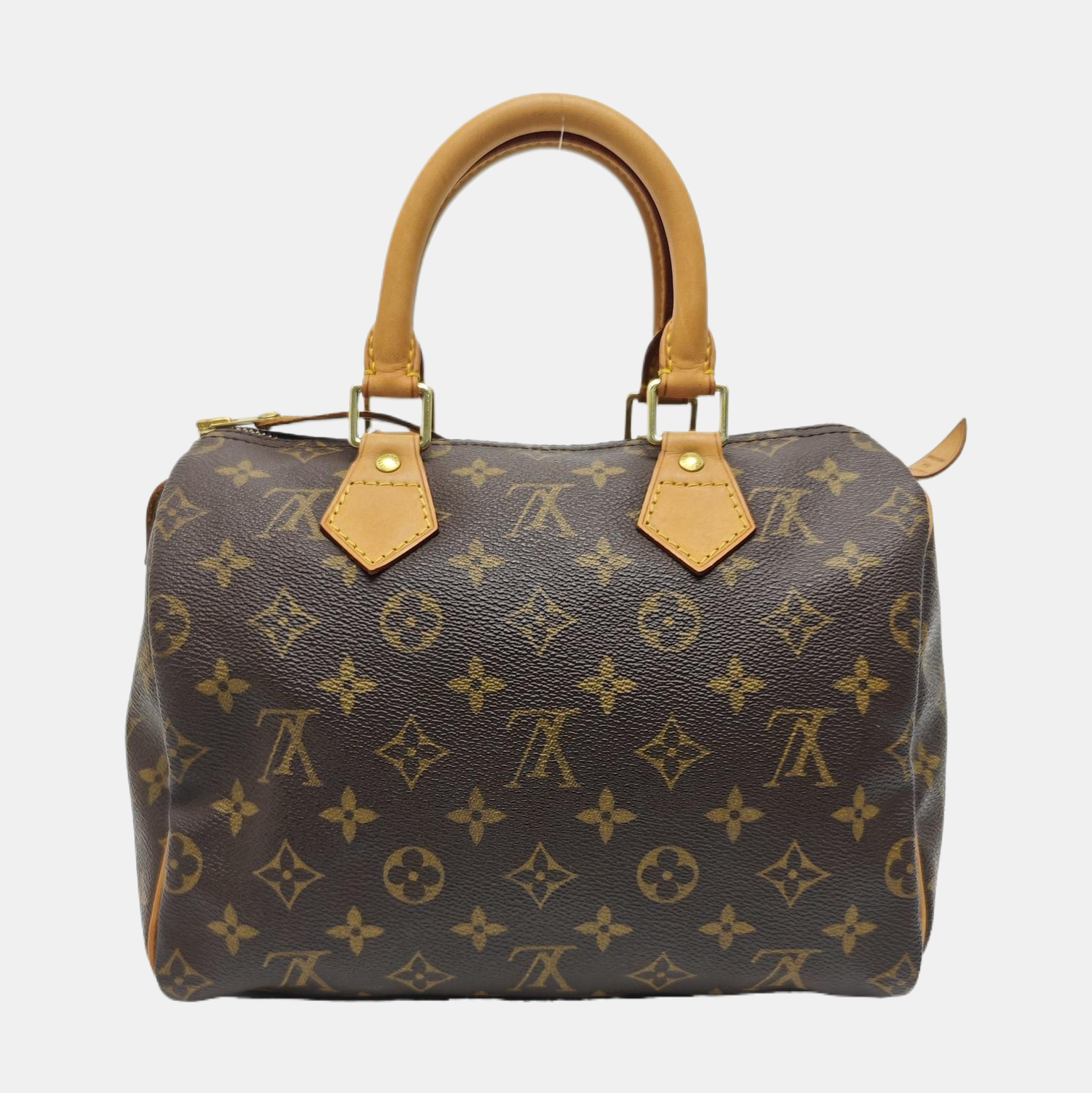 SPEEDY 25 Monogram Coated Canvas Brown