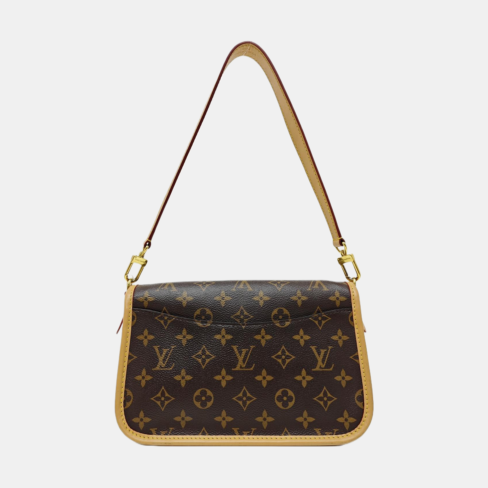 DIANE Monogram Coated Canvas Brown