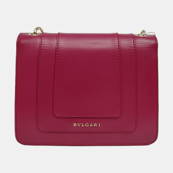 SERPENTI FOREVER Small Calfskin Red