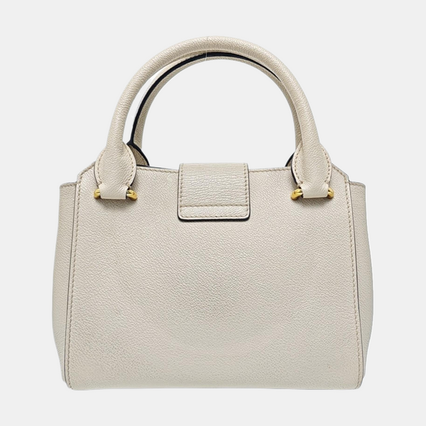 Buckle Calfskin Beige