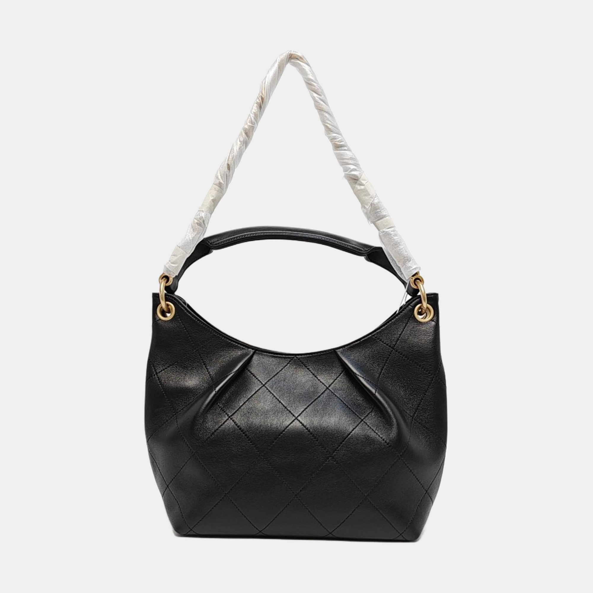 Quilted Lambskin Black