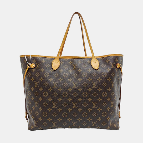 NEVERFULL GM Monogram Coated Canvas Brown