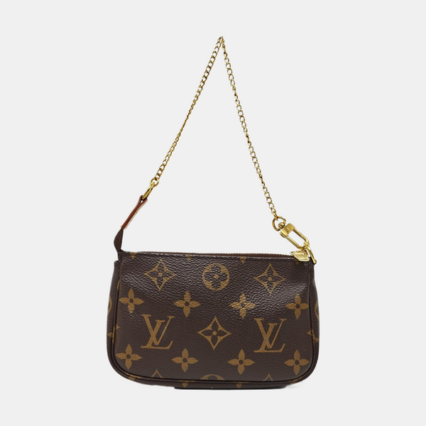 ACCESSOIRES Mini Monogram Coated Canvas Brown