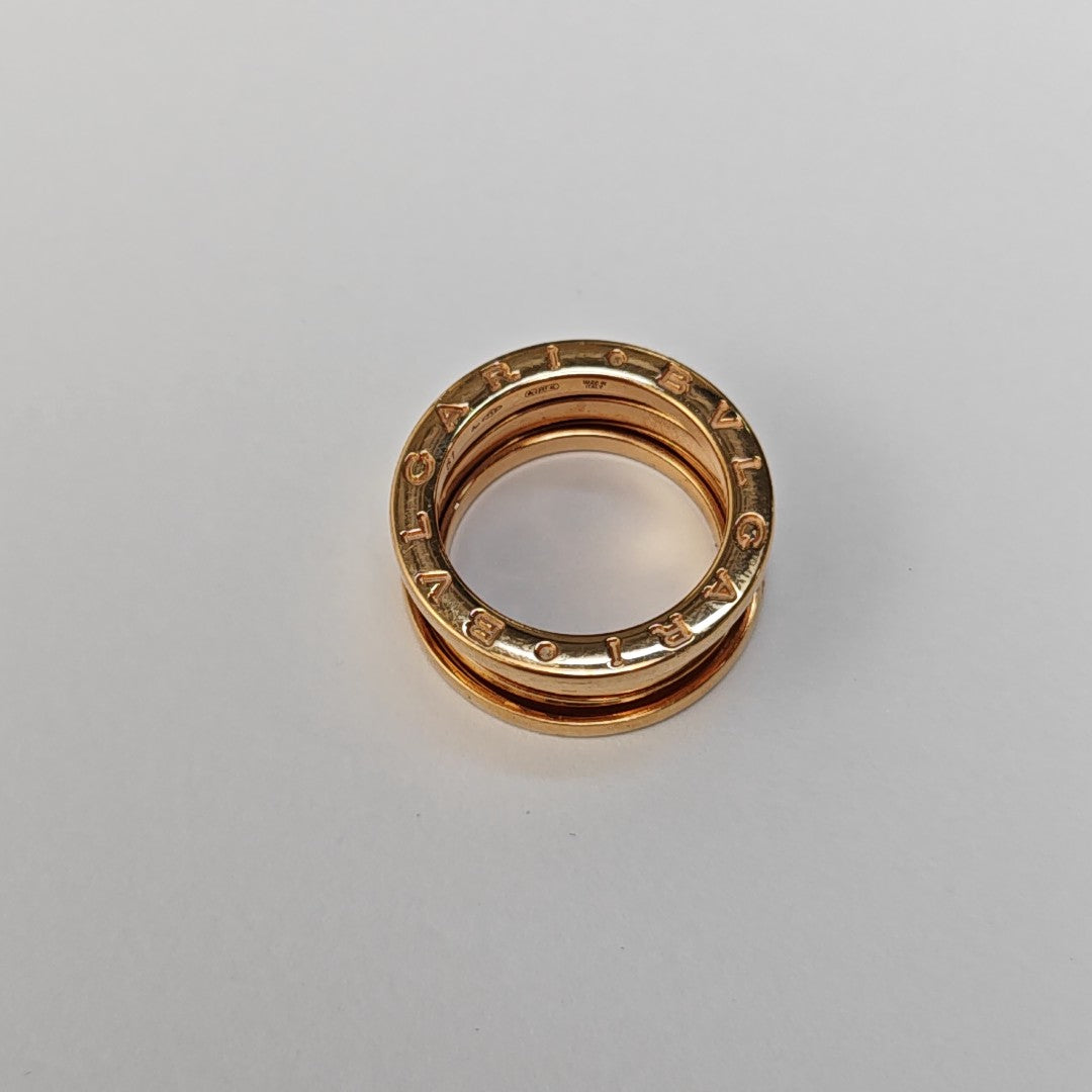 B.ZERO1 18k Rose Gold Ring EU 51