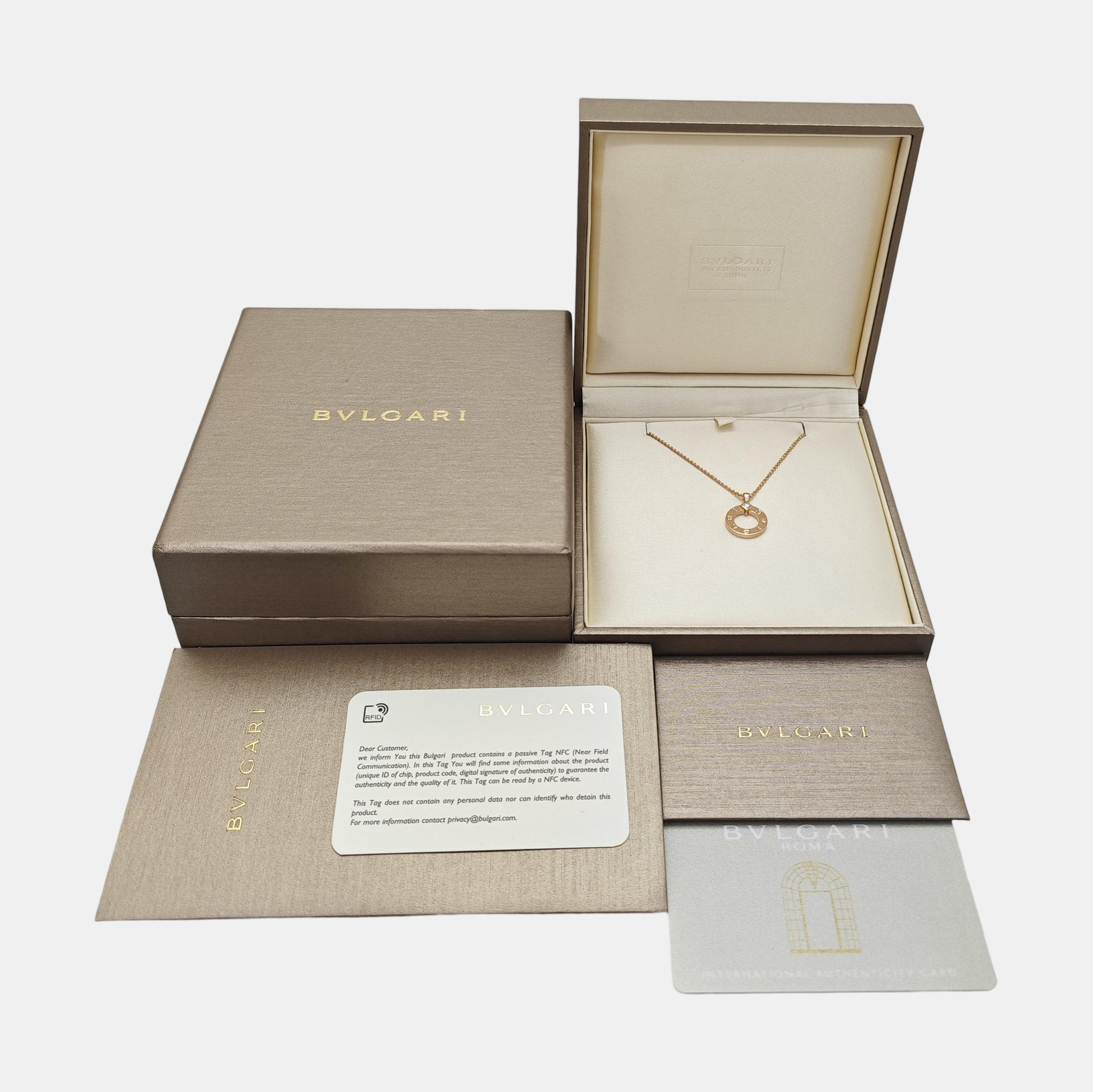 BVLGARI BVLGARI 18k Rose Gold Necklace