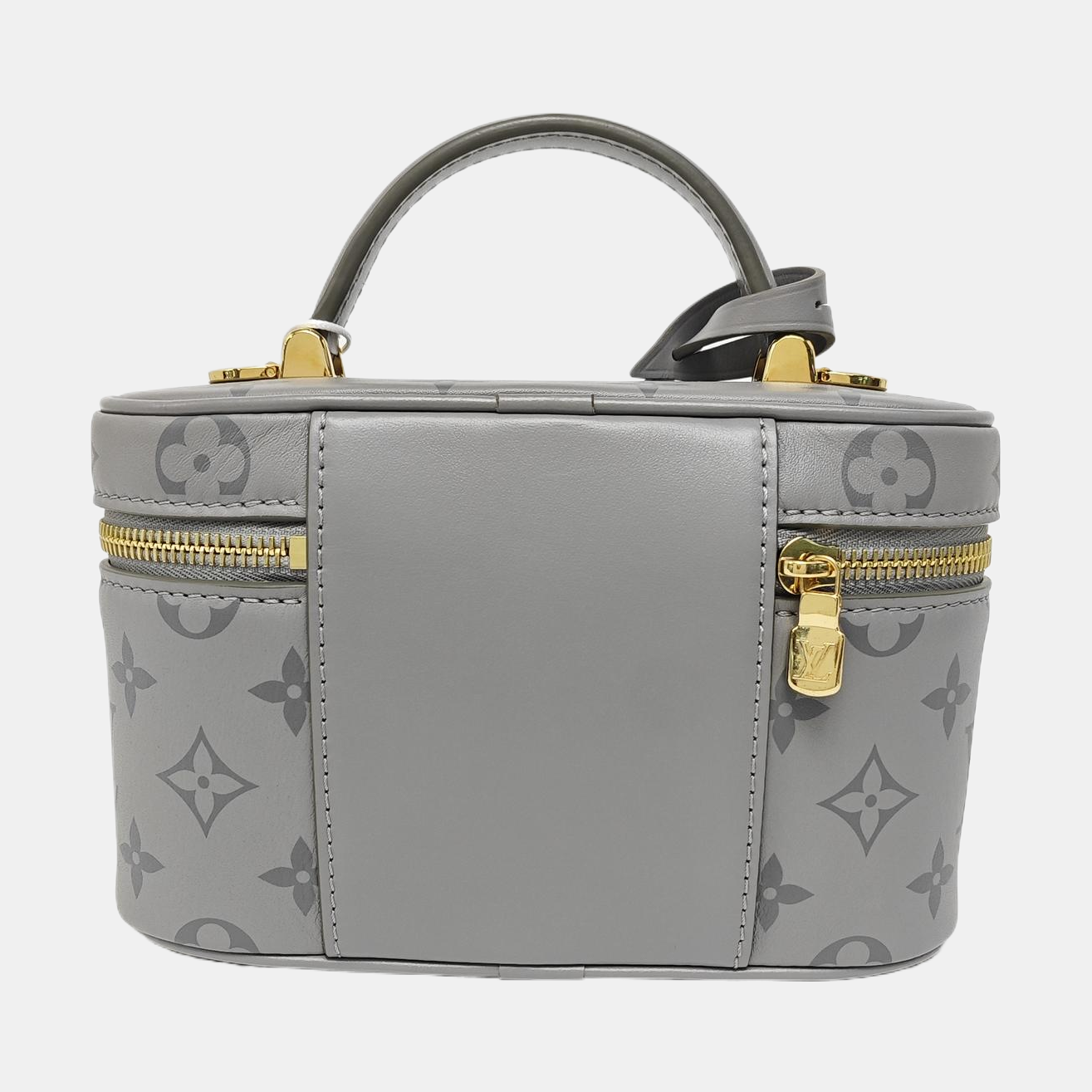 Vanity Chain Pouch PM Monogram Calfskin Gray