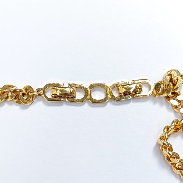 Petit CD Metal Gold Necklace
