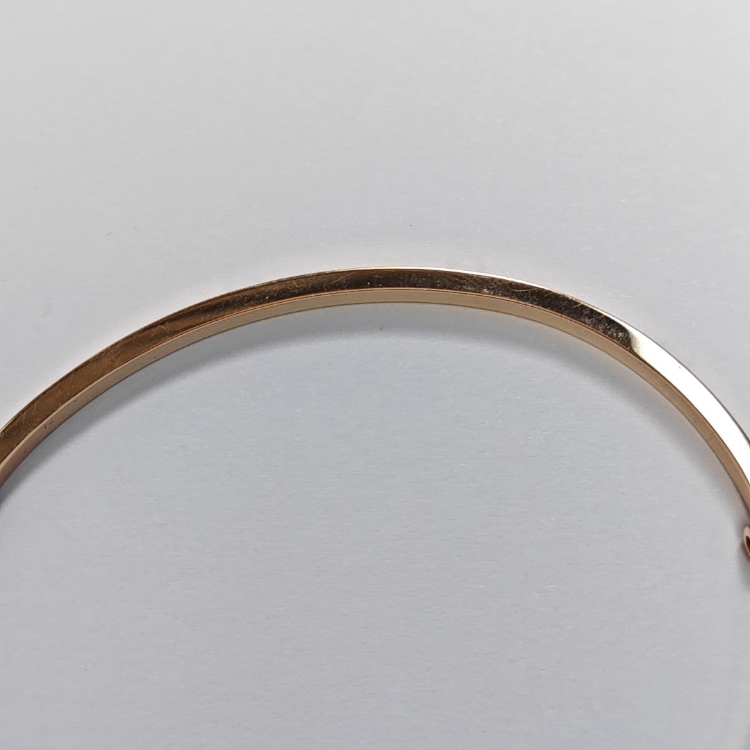LOVE 18k Rose Gold Bangle