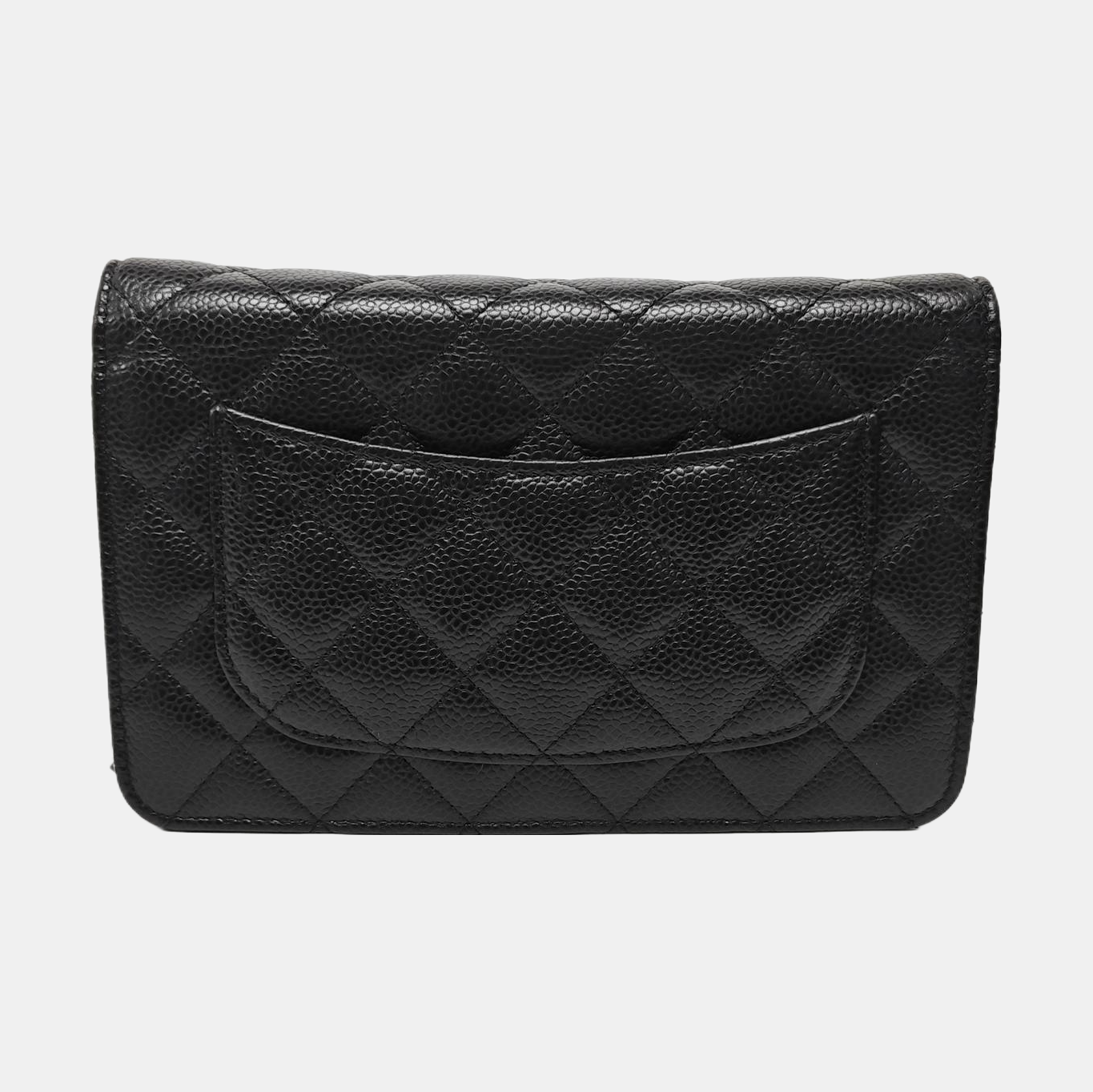 WOC Quilted Grained Calfskin Black