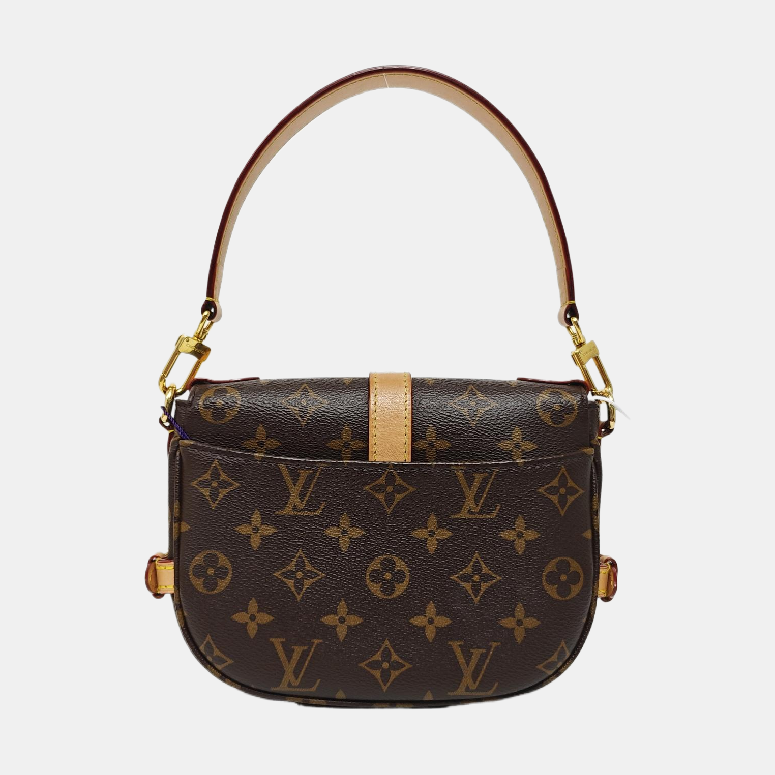 SAUMUR BB Monogram Coated Canvas Brown
