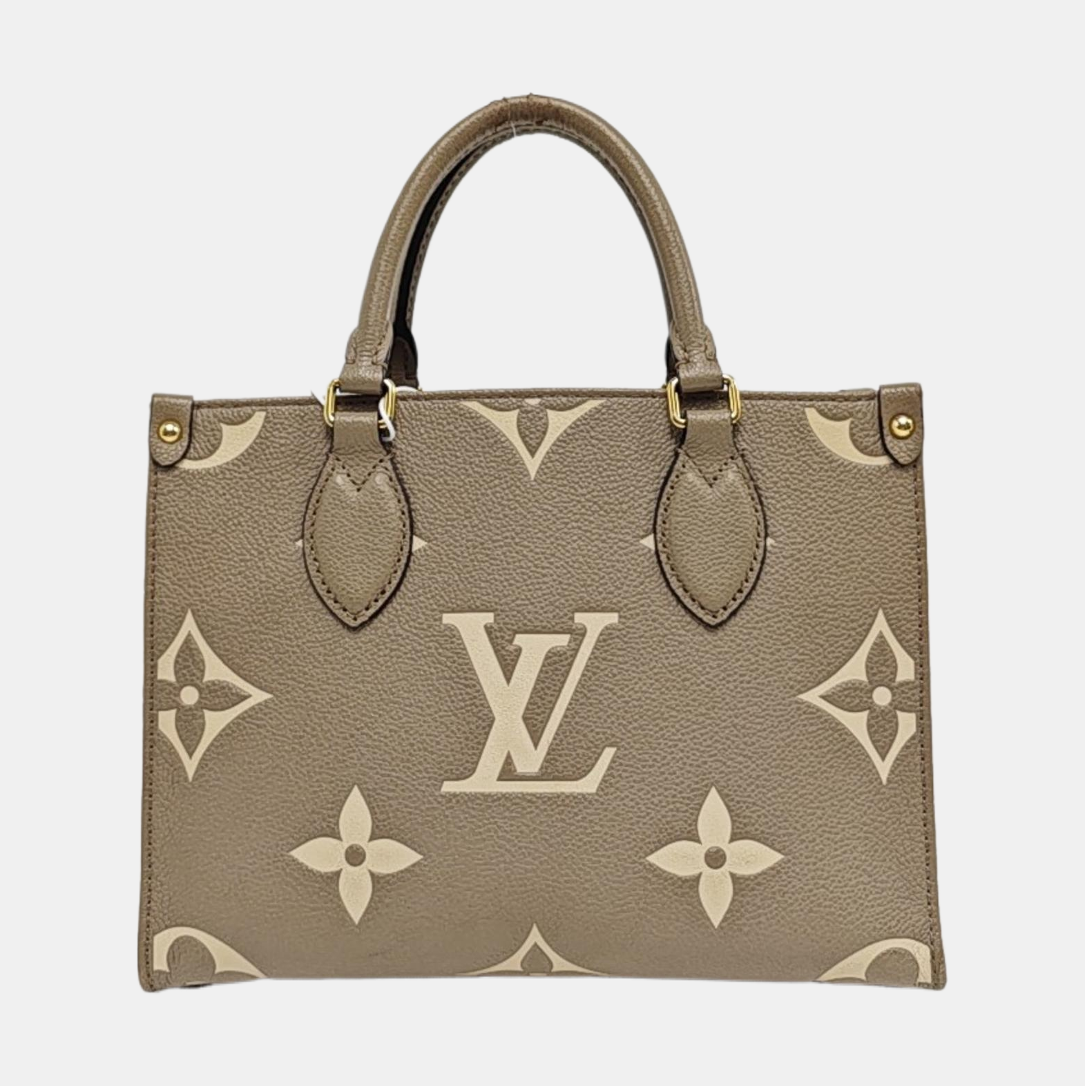 ONTHEGO PM Monogram Calfskin Gray