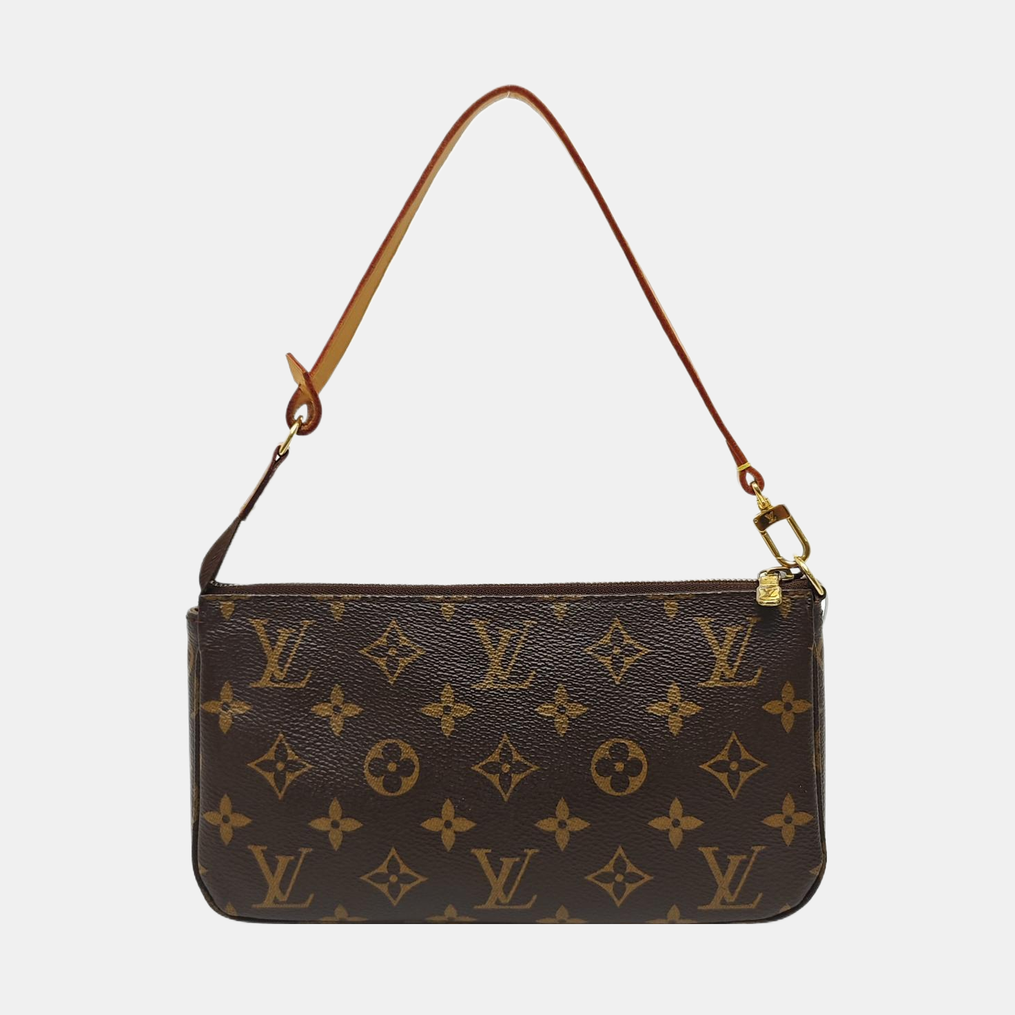 ACCESSOIRES GM Monogram Coated Canvas Brown