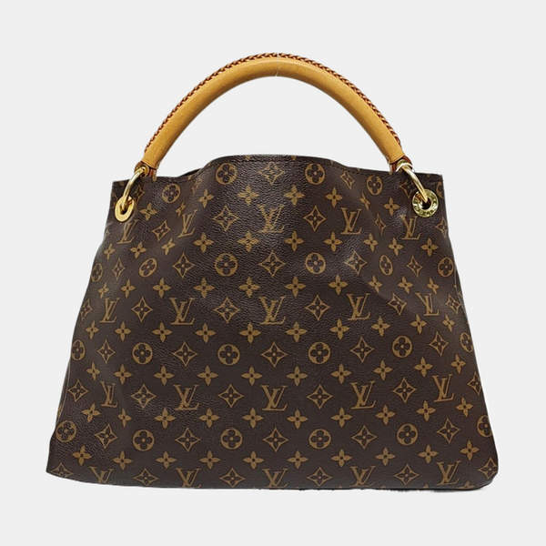 ARTSY MM Monogram Coated Canvas Brown