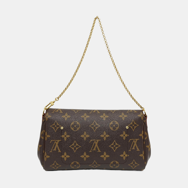 FAVORITE PM Monogram Coated Canvas Brown
