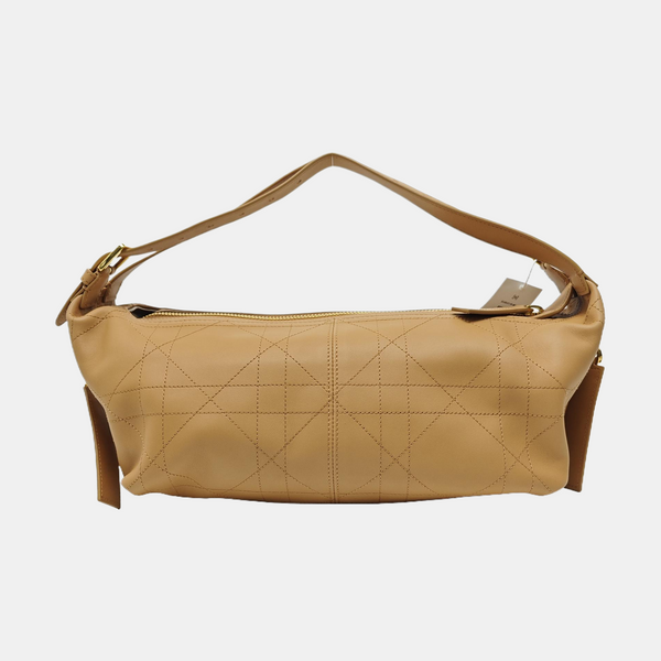 D-Journey Medium Cannage Calfskin Brown