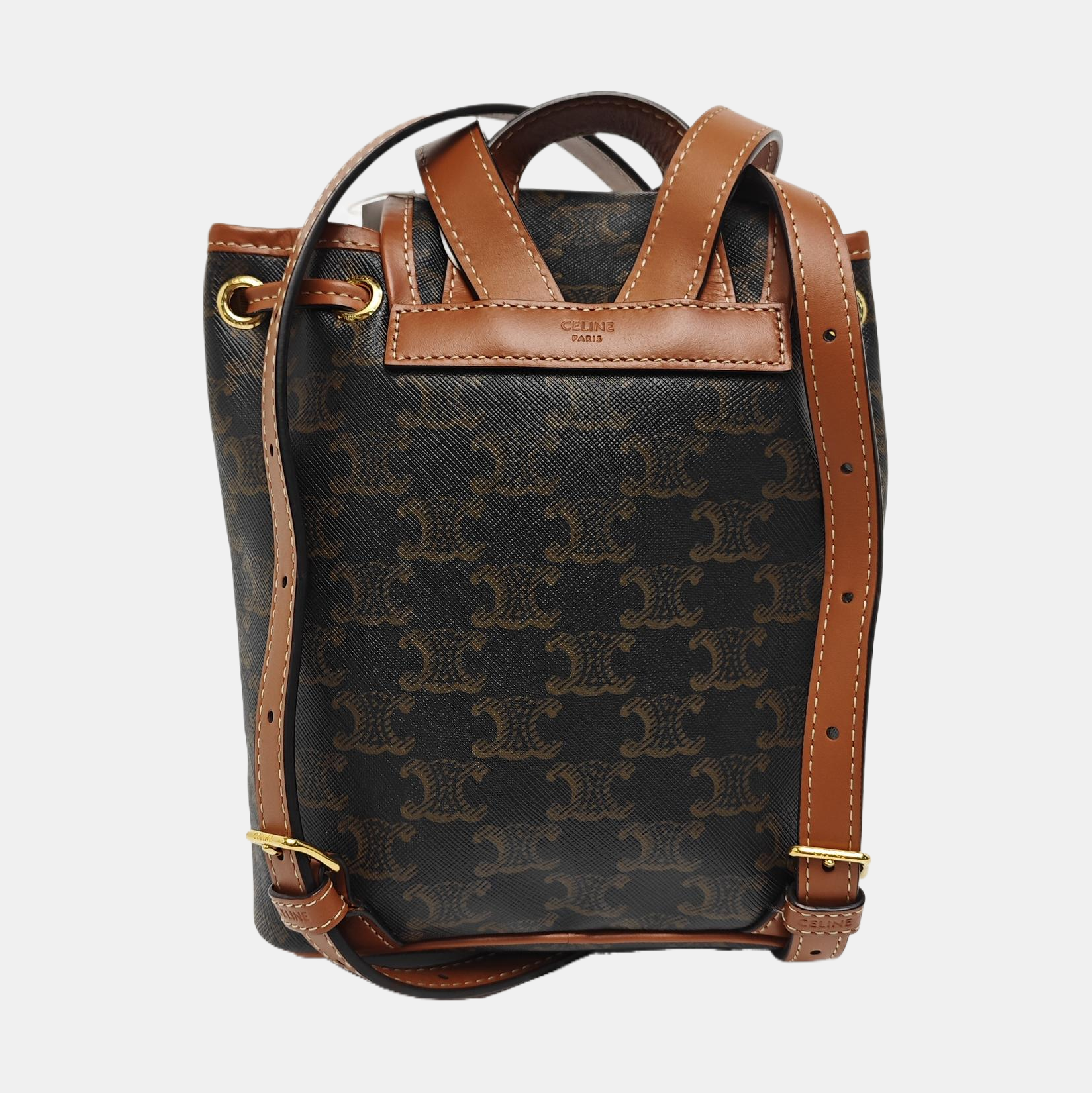 TRIOMPHE Mini Coated Canvas Brown