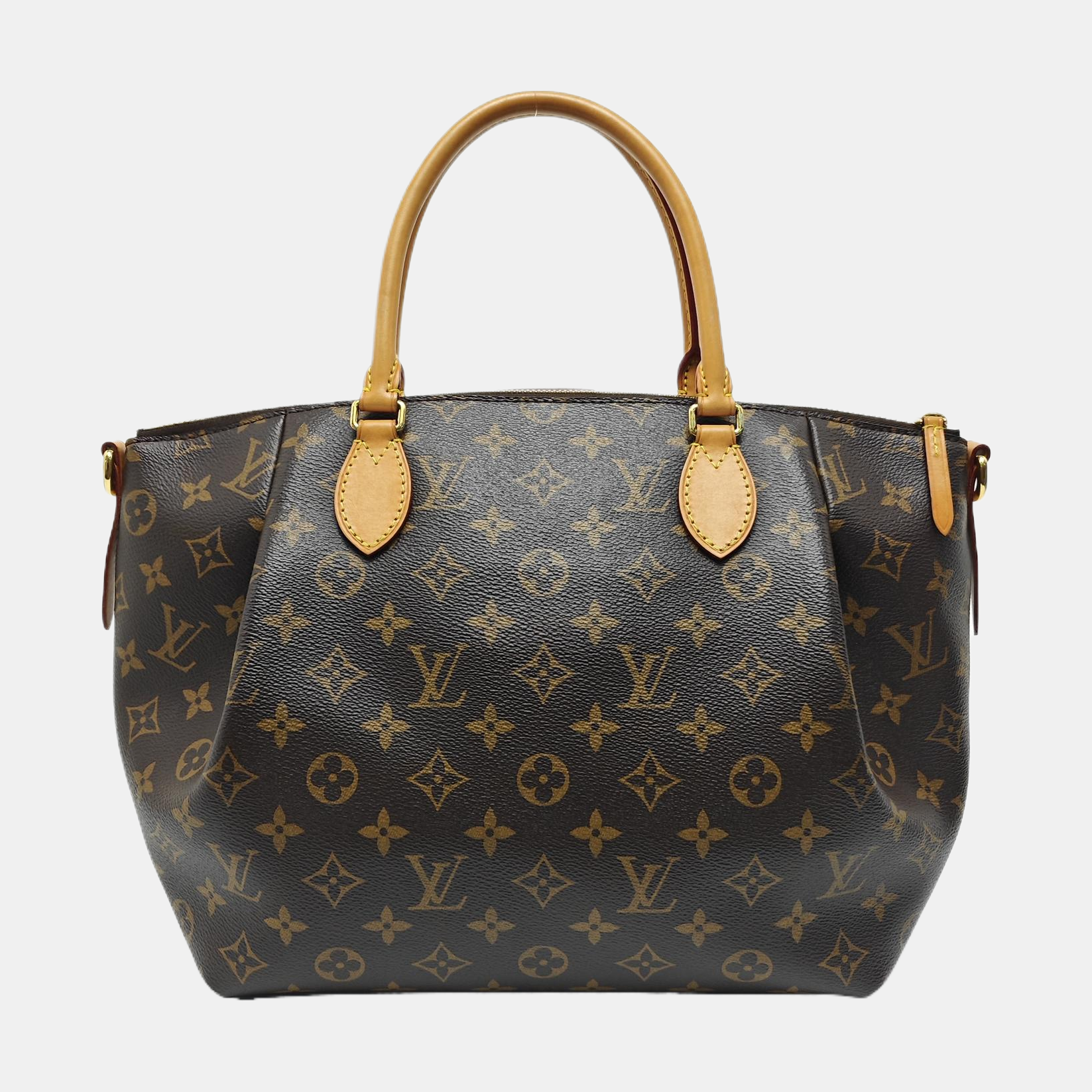 TURENNE PM Monogram Coated Canvas Brown