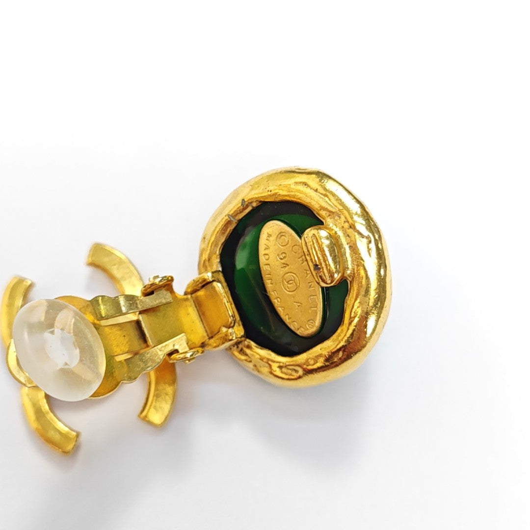 Metal Gold Clip On Earrings