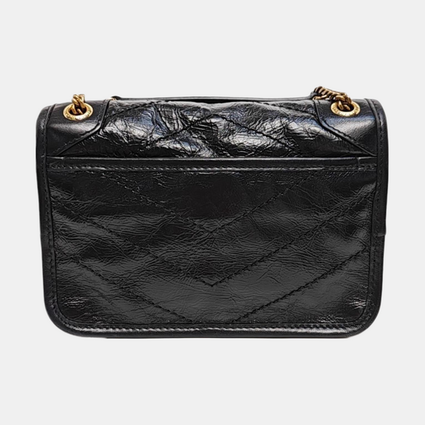 NIKI Mini Quilted Calfskin Black