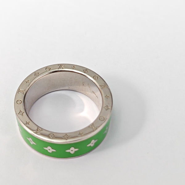 Metal Green Ring EU 62
