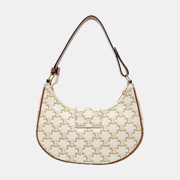 AVA TRIOMPHE Medium Coated Canvas Beige
