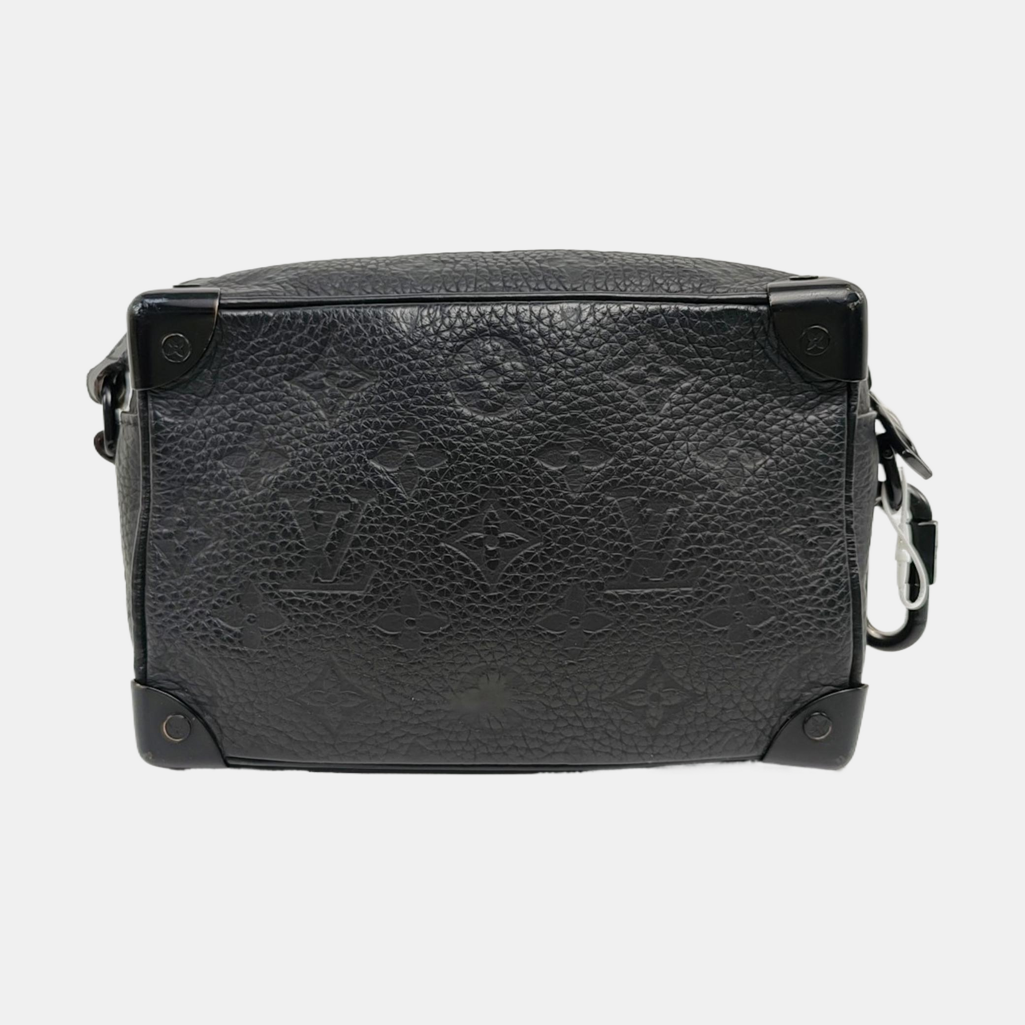 SOFT TRUNK Mini Monogram Calfskin Black