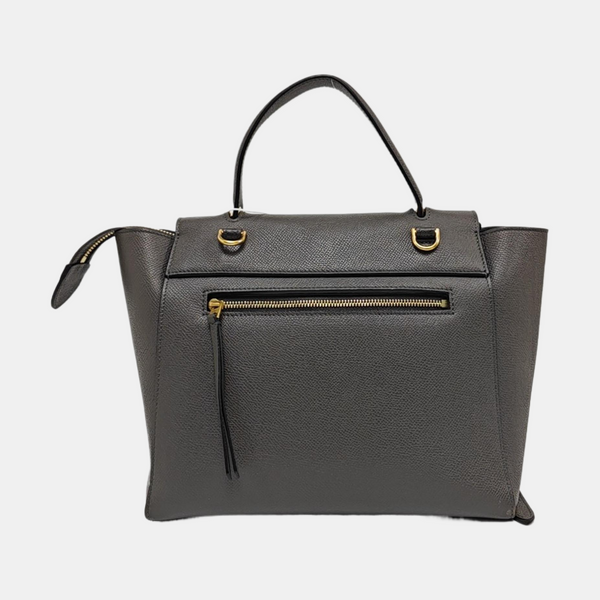 BELT Micro Calfskin Gray
