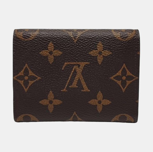 ENVELOPPE Monogram Coated Canvas Brown Card Holder