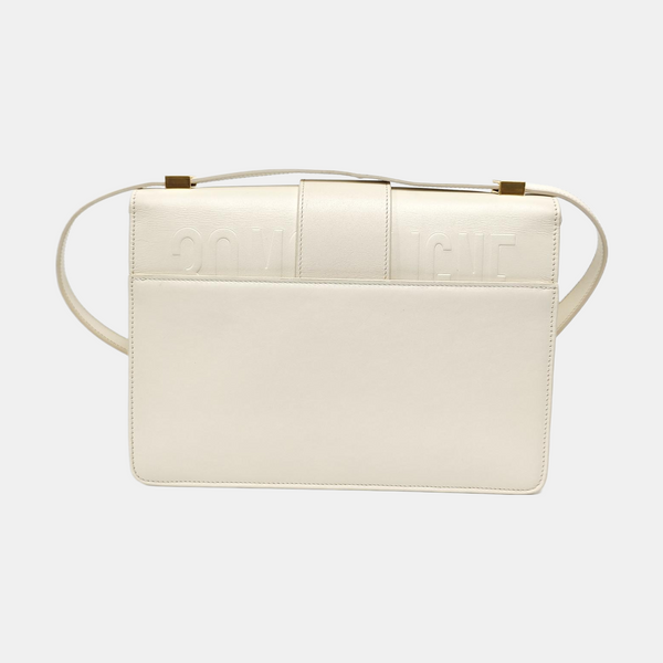 30 Montaigne Calfskin White