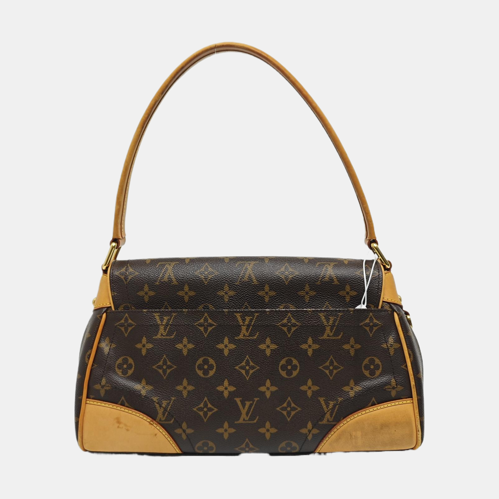 BEVERLY MM Monogram Coated Canvas Brown