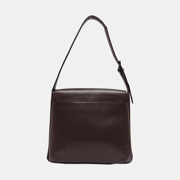 Calfskin Shoulder Bag Brown